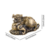 Maxbell Ashtray Container Gifts Metal Ashtray for Porch Patio Home Office Cigarettes Bronze Color