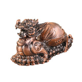 Maxbell Ashtray Container Gifts Metal Ashtray for Porch Patio Home Office Cigarettes Copper Color