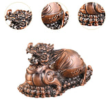 Maxbell Ashtray Container Gifts Metal Ashtray for Porch Patio Home Office Cigarettes Copper Color