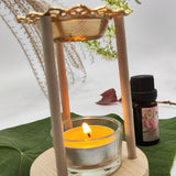 Maxbell Essential Oil Warmer Fragrance Warmer Melt Burner for Porch Party Yoga Rooms