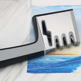 Maxbell Knife Sharpener Kitchen Gadget Helps Restore Blades for Steel Knives Ceramic Black