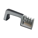 Maxbell Knife Sharpener Kitchen Gadget Helps Restore Blades for Steel Knives Ceramic Black