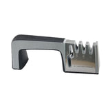 Maxbell Knife Sharpener Kitchen Gadget Helps Restore Blades for Steel Knives Ceramic Black