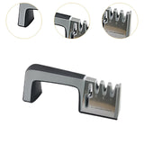 Maxbell Knife Sharpener Kitchen Gadget Helps Restore Blades for Steel Knives Ceramic Black