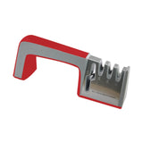 Maxbell Knife Sharpener Kitchen Gadget Helps Restore Blades for Steel Knives Ceramic Red