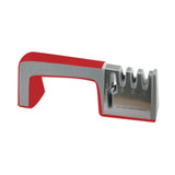 Maxbell Knife Sharpener Kitchen Gadget Helps Restore Blades for Steel Knives Ceramic Red