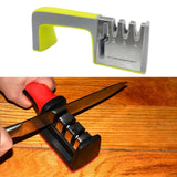 Maxbell Knife Sharpener Kitchen Gadget Helps Restore Blades for Steel Knives Ceramic Green