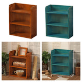 Maxbell Desktop Storage Rack Wooden Holder Desk Shelf for Dressing Table Office Home Brown