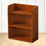 Maxbell Desktop Storage Rack Wooden Holder Desk Shelf for Dressing Table Office Home Brown