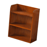 Maxbell Desktop Storage Rack Wooden Holder Desk Shelf for Dressing Table Office Home Brown