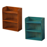 Maxbell Desktop Storage Rack Wooden Holder Desk Shelf for Dressing Table Office Home Brown