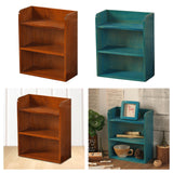 Maxbell Desktop Storage Rack Wooden Holder Desk Shelf for Dressing Table Office Home Brown