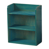Maxbell Desktop Storage Rack Wooden Holder Desk Shelf for Dressing Table Office Home Blue