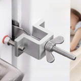 Maxbell Portable Door Lock Versatile Security Door Lock for Apartment Bedroom School Standard Screw