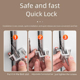 Maxbell Portable Door Lock Versatile Security Door Lock for Apartment Bedroom School Extension Screw