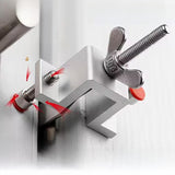 Maxbell Portable Door Lock Versatile Security Door Lock for Apartment Bedroom School Extension Screw
