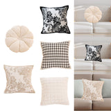 Maxbell Floral Pillow Cover Soft Retro Style Pillowcase for Bedroom Gift Living Room Style A