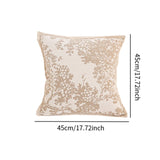 Maxbell Floral Pillow Cover Soft Retro Style Pillowcase for Bedroom Gift Living Room Style B