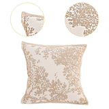 Maxbell Floral Pillow Cover Soft Retro Style Pillowcase for Bedroom Gift Living Room Style B