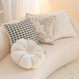 Maxbell Floral Pillow Cover Soft Retro Style Pillowcase for Bedroom Gift Living Room Style B