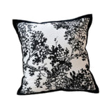 Maxbell Floral Pillow Cover Soft Retro Style Pillowcase for Bedroom Gift Living Room Style C