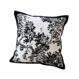 Maxbell Floral Pillow Cover Soft Retro Style Pillowcase for Bedroom Gift Living Room Style C