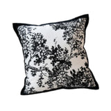 Maxbell Floral Pillow Cover Soft Retro Style Pillowcase for Bedroom Gift Living Room Style C