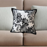 Maxbell Floral Pillow Cover Soft Retro Style Pillowcase for Bedroom Gift Living Room Style C
