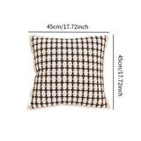 Maxbell Floral Pillow Cover Soft Retro Style Pillowcase for Bedroom Gift Living Room Style D