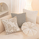 Maxbell Floral Pillow Cover Soft Retro Style Pillowcase for Bedroom Gift Living Room Style D