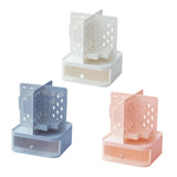 Maxbell Desk Organizer with Drawer Stationery Storage Box for Countertop Home Office White