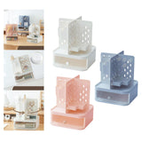 Maxbell Desk Organizer with Drawer Stationery Storage Box for Countertop Home Office White