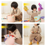 Maxbell Toy Storage Bucket Portable Building Blocks Holder for Indoor Living Outdoor