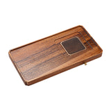 Maxbell Wood Tea Tray Kungfu Tea Table Teacup Plate for Tea Room Home Tea Lover Gift Rectangle