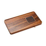 Maxbell Wood Tea Tray Kungfu Tea Table Teacup Plate for Tea Room Home Tea Lover Gift Rectangle