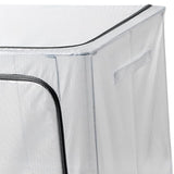 Maxbell Clothes Storage Bin Thicken Storage Container for Home Underwear Living Room Gray 110 L