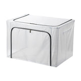 Maxbell Clothes Storage Bin Thicken Storage Container for Home Underwear Living Room Gray 110 L