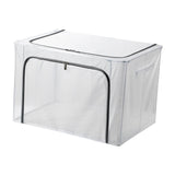Maxbell Clothes Storage Bin Thicken Storage Container for Home Underwear Living Room Gray 110 L