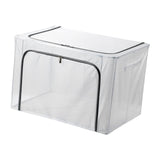 Maxbell Clothes Storage Bin Thicken Storage Container for Home Underwear Living Room Gray 110 L