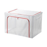 Maxbell Clothes Storage Bin Thicken Storage Container for Home Underwear Living Room Pink 110 L