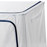 Maxbell Clothes Storage Bin Thicken Storage Container for Home Underwear Living Room Navy 80 L