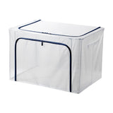 Maxbell Clothes Storage Bin Thicken Storage Container for Home Underwear Living Room Navy 80 L
