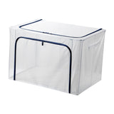 Maxbell Clothes Storage Bin Thicken Storage Container for Home Underwear Living Room Navy 80 L