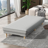 Maxbell Ottoman Bench Padded Upholstered Footrest Stool for Home Living Room Bedroom
