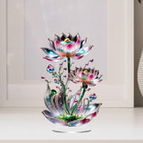 Maxbell Acrylic Sign 2D with Base Tabletop Decoration for Living Room Mantel Cabinet