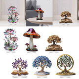 Maxbell Acrylic Sign 2D with Base Tabletop Decoration for Living Room Mantel Cabinet