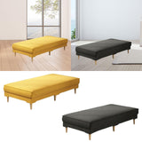 Maxbell Ottoman Bench Seat Upholstered Footrest Stool for Indoor Living Room Bedroom Yellow