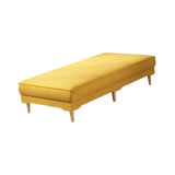 Maxbell Ottoman Bench Seat Upholstered Footrest Stool for Indoor Living Room Bedroom Yellow