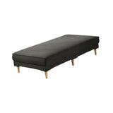 Maxbell Ottoman Bench Seat Upholstered Footrest Stool for Indoor Living Room Bedroom Black