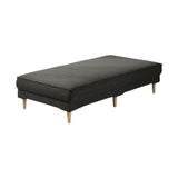 Maxbell Ottoman Bench Seat Upholstered Footrest Stool for Indoor Living Room Bedroom Black